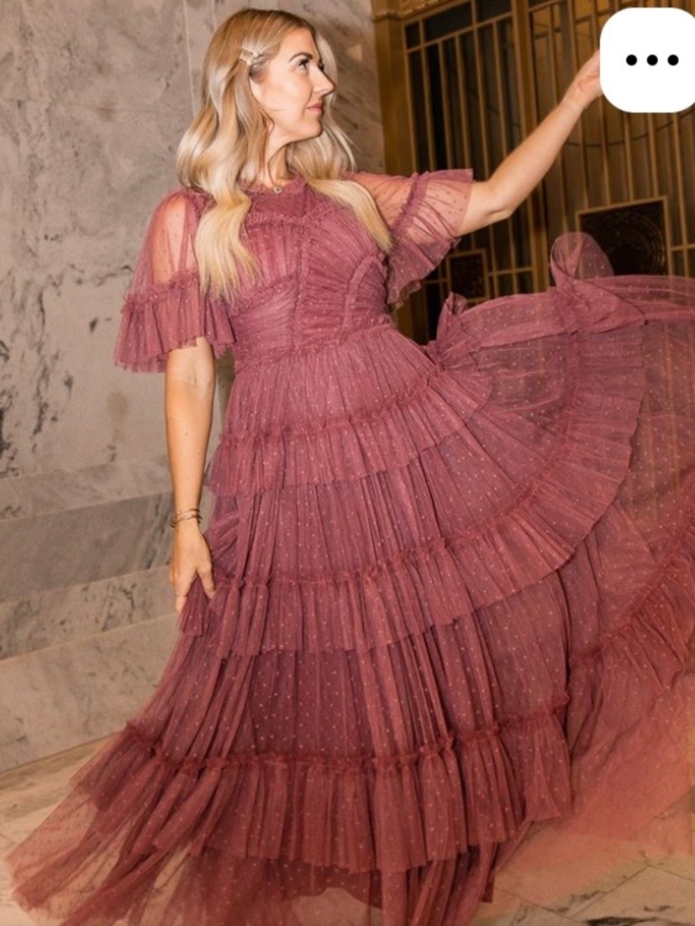Ivy city whimsical dress mulberry
